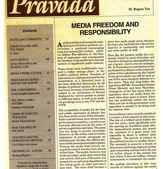 Pravada Vol. 1 No. 8 (August 1992)