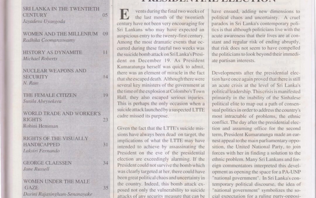 Pravada Vol. 6 No. 6 (2000)