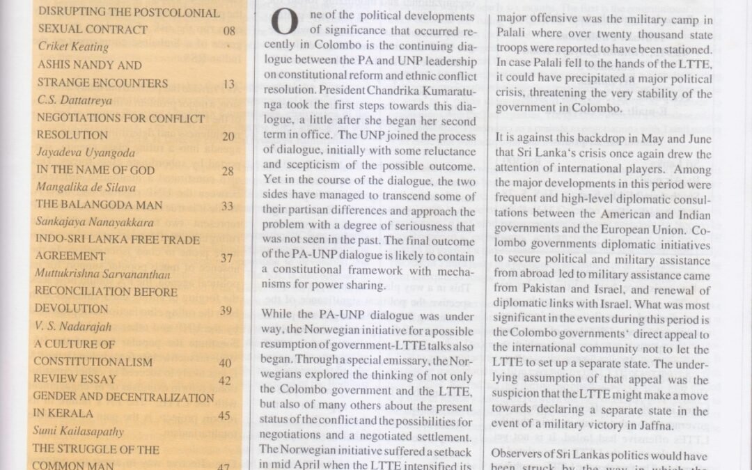 Pravada Vol. 6 No. 7 & 8 (2000)