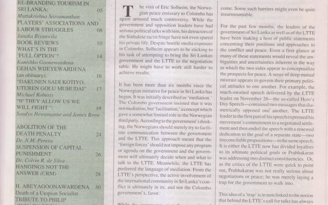 Pravada Vol. 6 No. 11 (2001)