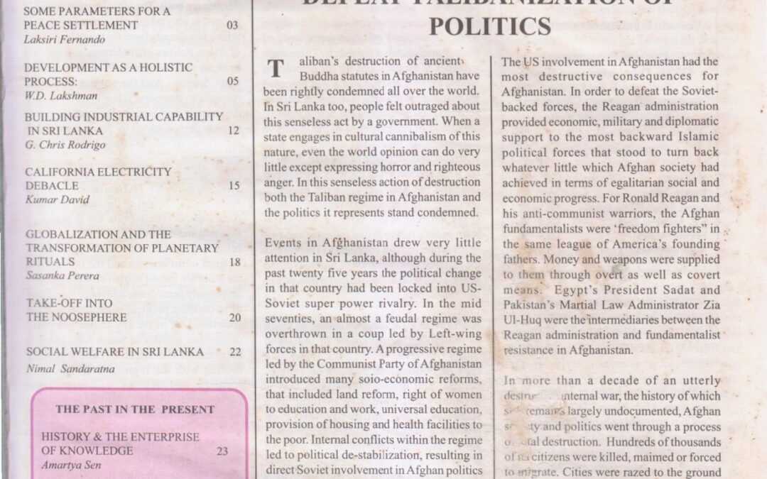 Pravada Vol. 7 No. 1 (2001)