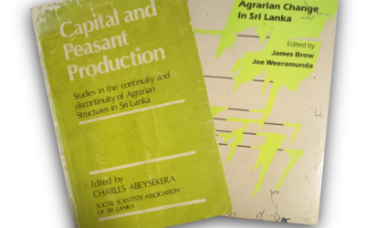 Reflections on Critical Agrarian Studies in Sri LankaUrs Geiser