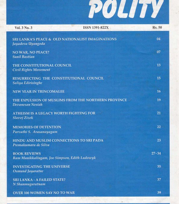 Polity Vol. 3 No. 3