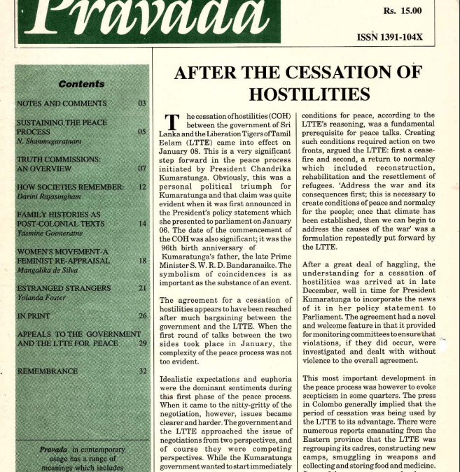 Pravada Vol. 3 No. 10 (January/February 1995)