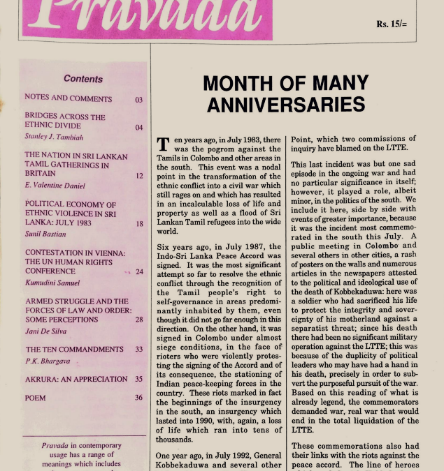 Pravada Vol. 2 No. 6 (July/August 1993)