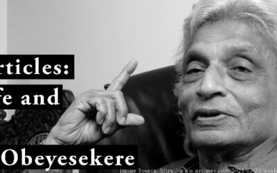 On the Life and Work of Gananath Obeyesekere – Call for Articles